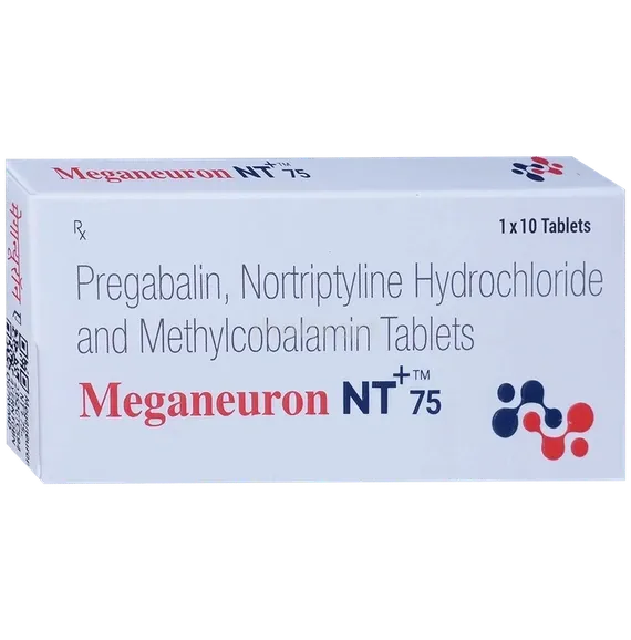 meganeuron nt 75mg tablet 10's